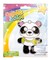 DIY Makit & Bakit Panda Bear Stained Glass Suncatcher Kit Kid Craft Project